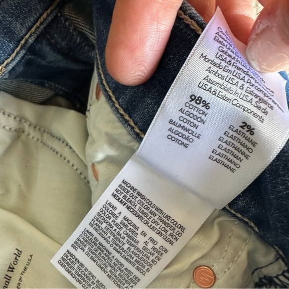 MOTHER superior The Full Pipe Flood high rise Barrel jeans It’s A Small World - Picture 8 of 8